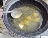 餅きんちゃくカレー鍋作り方4写真