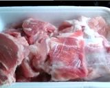 スジ肉で簡単柔らか焼肉（ 豚スジ肉 ）作り方1写真