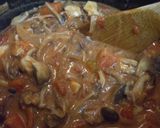 豆乳トマトの酸味爽やかな　茸ストロガノフ作り方8写真