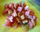 夏トマトのチキンカレー作り方1写真