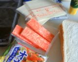 節分にも◎カニカマチーズの海苔巻きパン◎作り方1写真