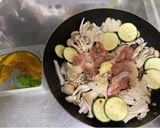 きのこと鶏の秋の味蒸し作り方3写真
