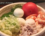 ピリッと辛いキムチスープの冷たいラーメン作り方2写真