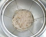 お弁当に♪糸こん（しらたき）たらこスパ風作り方1写真