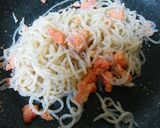 お弁当に♪糸こん（しらたき）たらこスパ風作り方3写真