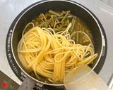 ふきのとう味噌で♪わらびと小ネギのパスタ作り方6写真