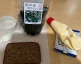 夜勤めし:海苔とチーズのオープンサンド作り方1写真