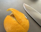果汁がみずみずしいオレンジクリームチーズ作り方2写真