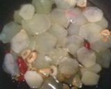 キャベツとポテトのペペロンチーノパスタ作り方2写真