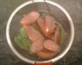 キャベツとポテトのペペロンチーノパスタ作り方3写真
