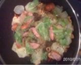 キャベツとポテトのペペロンチーノパスタ作り方4写真