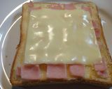 ハムチーズトースト作り方4写真