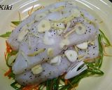レンジdeヒラメの蒸し野菜☆作り方3写真