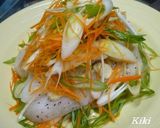 レンジdeヒラメの蒸し野菜☆作り方4写真