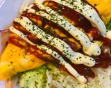 卵１個オムレツ●魚肉ソーセージ＆ピーマン作り方3写真