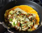 納豆サラダオムレツ(日曜の朝ごはん）作り方7写真