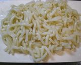 うどんで♡なんちゃって洋風チーズチヂミ作り方1写真