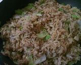 舞茸とひき肉の焼きそばめし作り方12写真