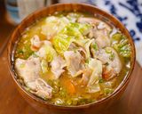 豚バラキャベツの⭐ご飯がもりもり進むお味噌汁🤩🍚作り方10写真