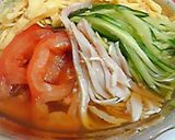 夏にスープと食べる☆冷やし中華!作り方3写真