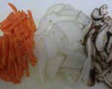 ☆☆揚げしゅうまいの野菜あんかけ☆☆作り方1写真