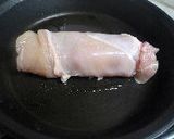 サイダーで　照り焼きロールチキン作り方6写真