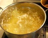 夏はサッパリと！ナスとしめじの冷製パスタ作り方5写真