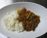 なすとパプリカで夏野菜カレー作り方9写真