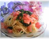 簡単☆さっぱりトマトの冷製パスタ作り方6写真