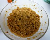 レンジで簡単！かぼちゃとピーマンの肉味噌作り方2写真