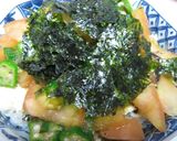 夏ごはん　豆腐と野菜丼作り方5写真
