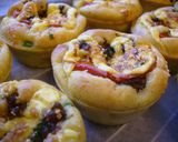 野菜たくさん✿マフィン型でケークサレ作り方1写真