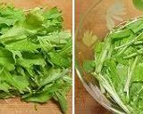 GABANみずなとアボカドトマトのサラダ作り方1写真