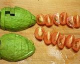 GABANみずなとアボカドトマトのサラダ作り方2写真