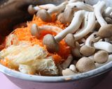 鶏むね肉ｄｅ　炊き込みごはん作り方3写真