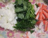 カニカマと野菜の♡ココット皿キッシュ作り方1写真