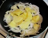 たらとじゃがいものトマト煮込み作り方4写真