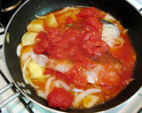 たらとじゃがいものトマト煮込み作り方5写真
