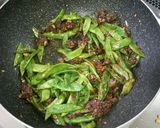 いんげんと挽肉のピリ辛炒め★乾扁四季豆★作り方9写真