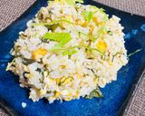 某おむすび屋の味を再現、しそちりめん炒飯作り方6写真