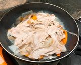 簡単！ひらひら大根と豚肉の蒸ししゃぶ作り方5写真