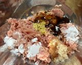 【簡単作り置き】鶏挽肉ともずく焼き作り方3写真