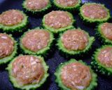 ゴーヤの肉詰めカレー味作り方5写真