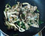 ほうれん草ときのこの冷製とろろパスタ作り方12写真