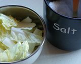 あと一品☆白菜の胡麻おかか和え作り方1写真