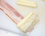 えのきとチーズのベーコン巻き作り方1写真