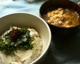季節のお豆腐丼作り方5写真