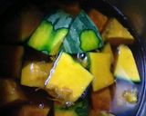 かぼちゃと鶏そぼろの煮物作り方2写真