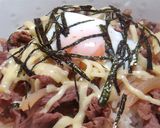 惚れ直されちゃう♪チーズ牛丼温玉のっけ作り方6写真