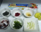 タコと梅の冷製パスタ作り方1写真